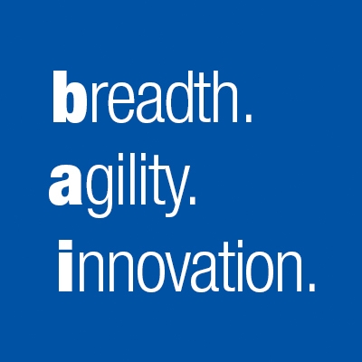 Breadth. Agility. Innovation.